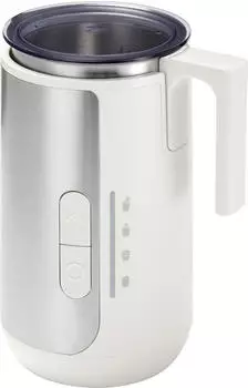 Tchibo Induktions-Milchaufschäumer weiß 663064 – Tchibo Induktions-Milchaufschäumer weiß 663064 für perfekten Milchschaum auf Knopfdruck