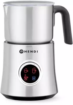Hendi 500W 5-in-1 Milk Frother Milchaufschäumer Silber