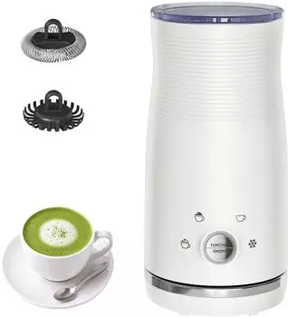 Songmics Elektrischer Milchaufsch&auml;umer 4-in-1, 300ml, wolkenwei&szlig;