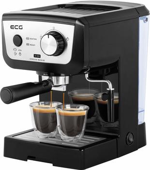 ECG ESP 20101 Black Hebel-Kaffeemaschine, Kunststoff, 1.25 liters