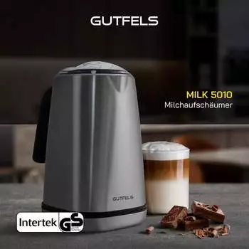 Gutfels Gutfels Milchaufschäumer MILK5010, Milchaufschäumer – Perfekter Milchschaum mit dem Gutfels Gutfels Milchaufschäumer MILK5010