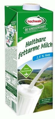 Hochwald Haltbare fettarme Milch 1,5% Fett (1l)