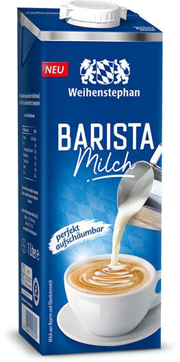 Weihenstephan Barista Milch haltbare Vollmilch 3% (12x1l)