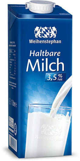 Weihenstephan Haltbare Milch 3,5% Fett (1l)