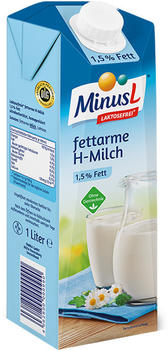 MinusL Fettarme H-Milch 1,5% laktosefrei (1l)