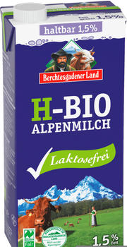 Berchtesgadener Land H-Bio Alpenmilch laktosefrei 1,5% (1l) Berchtesgadener Land H-Bio Alpenmilch laktosefrei 1,5% (1l)