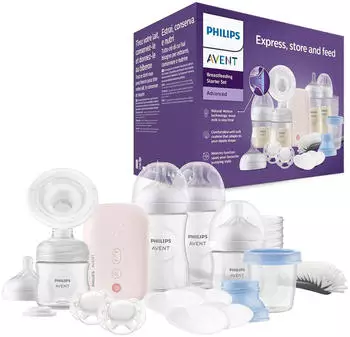 Philips Avent Elektrische Milchpumpe Geschenkset (SCD340)