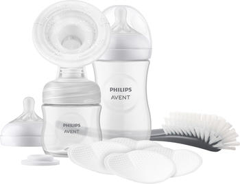 Philips AVENT Handmilchpumpe mit 2 Babyflachen (SCD430/60)