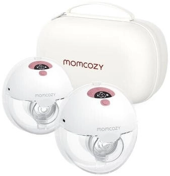 momcozy Doppelmilchpumpe tragbar M5 maroon