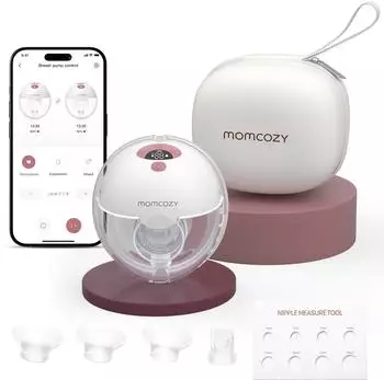 Momcozy M5 Smart Milchpumpe (1 Pack) rot