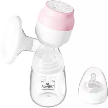 Lorelli Save Your Time Elektrische Milchpumpe, 9 Pumpstärken, rosa (10220600001)
