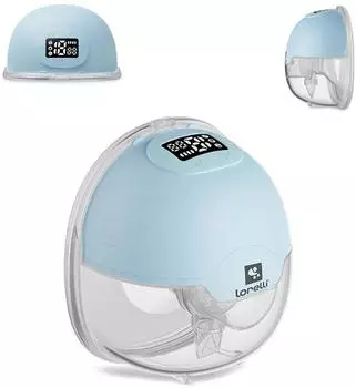 Lorelli Aya elektrische Milchpumpe 180ml, 3 Modi, 15 Vakuumstufen, blau (10220860001)