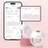 Momcozy M5 Smart tragbare Einzel-Milchpumpe, grau (BP380-GR70000B00105)