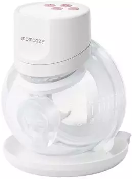 Momcozy S12 Pro+ Tragbare Elektrische Milchpumpe, Einzeln, Weiß (BP335-WH70000B12106)