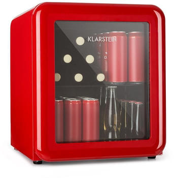 Klarstein PopLife Retro Mini Kühlschrank 48 l rot