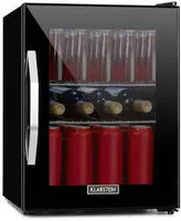 Klarstein Mini K&uuml;hlschrank mit Glast&uuml;r, Mini-K&uuml;hlschrank f&uuml;r Zimmer,