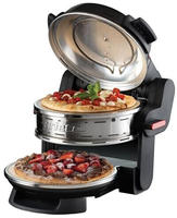 Ariete Pizzaofen "927S Doppelpizzaofen f&uuml;r 2 Pizzen gleichzeitig, schwarz"