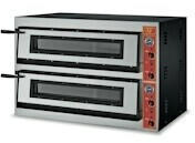 GGF Pizzaofen mit zwei Kammern für 12 Pizzen à 300 mm, 12,8 kW, 1150 x 735 x 750 mm (BxTxH)