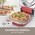 GOURMETmaxx Elektro-Pizzaofen inkl. Pizzastein - Rot