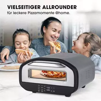 GOURMETmaxx Elektro-Pizzaofen 1700W mit Pizza-Heber 14246 – Vielseitige Betriebsarten und hochwertige Materialien