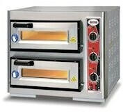 GMG Pizzaofen PF4040 DE3 elektrisch - 1+1x Ø39cm | 5,25 kW | 400V - Edelstahl 2 Backkammern