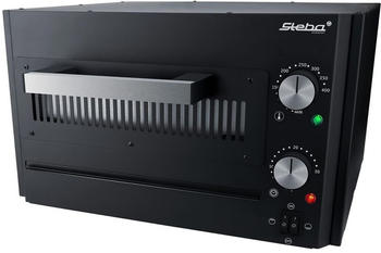 Steba Pizzaofen Minibackofen PB 1800, Heizleistung mit 1800 Watt, inkl. Pizzastein mit Ø 30,5 x 30,5 cm