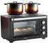 Zilan Minibackofen | 28 Liter | Kleiner Backofen | Mini Oven | 3200 W | 100-230°C