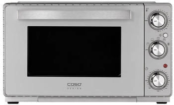 Caso 2977 TO 26 SilverStyle Mini-Backofen 1500W stufenlose Regulierung Umluft