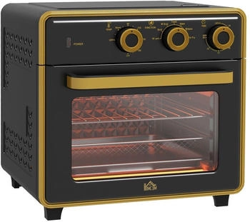 HomCom Minibackofen 20L Schwarz 800-170V90BK