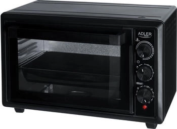 ADLER AD 6023 Electric oven, 26 L, Schwarz