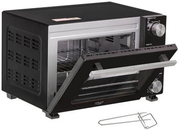 ADLER Minibackofen - mit 5 Backmodi – Effizientes Kochen mit Umluftfunktion und Timer