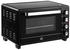 HomCom Mini Backofen 32L 3 Kochmodi Edelstahl Schwarz