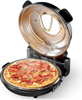 Wiltec Pizzamaker Pizzaofen Pizzamacher Keramiksteinplatte &Oslash;32cm Express Pizza Miniofen