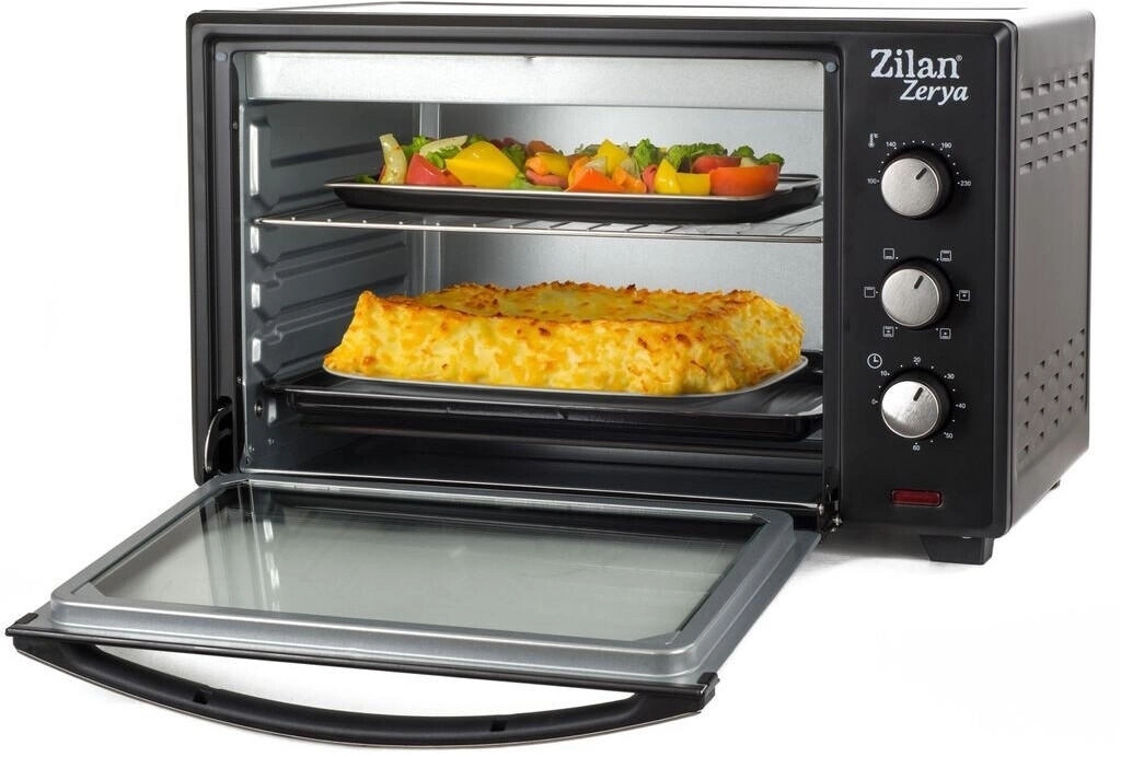 Zilan Elektrobackofen 45 Liter - Multifunktional Mit Timer 2000W