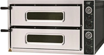 Stalgast Pizzaofen mit zwei Kammern, 9,6 kW, 950x840x540 mm (BxTxH)
