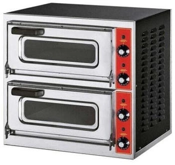 GGF Pizzaofen Mit Zwei Kammern Für Pizzen Bis Zu Ø 400, 555 X 460 X 535 Mm