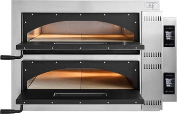 Stalgast GGF Pizzaofen F-Line Digital, 2 Kammern für 4 Pizzen á Ø 360 mm,...