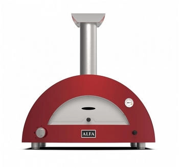 Alfa Forni Moderno 2 Pizze Hybrid-Pizzaofen Antique Red