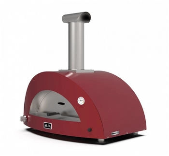 Alfa Forni Gas Pizzaofen MODERNO 3 Pizze Antik Rot FXMD-3P-GROA-DE