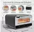 BOLKANI PM120T Pizzaofen elektrisch 1700W, 450°C, mit Pizzastein (PM120T)