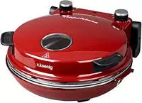 Pizzaofen H Koenig Napl350 Rot 32 Cm 1200 W