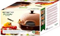 Emerio PO-115984 Pizzamacher/Ofen 6 Pizza/Pizzen 1200 W Schwarz, Orange