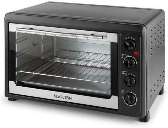 Klarstein Masterchef 60 Mini-Backofen 60l 2000W 100-230 °C Timer schwarz