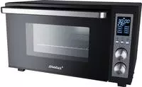 Steba KB E300 Kleinbackofen 1500W 30L Timer Drehspie&szlig; Display sw