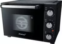 Steba 045900, Steba KB M 19 Backofen mit Umluft (045900) Schwarz/Silber