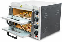 Professioneller Doppel Pizzaofen Pizzabackofen Pizzamaker Elektrisch 3000w Mit