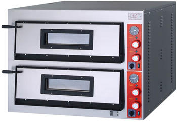GGF Pizzaofen mit einer Kammer, Vollschamott, 12 kW, 1010 x 850 x 750mm (BxTxH)