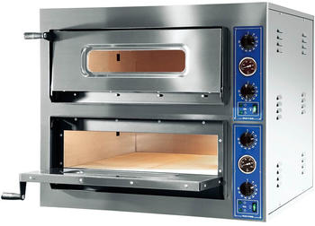 GGF Pizzaofen mit zwei Kammern, 12 kW, 1010 x 850 x 750mm (BxTxH)