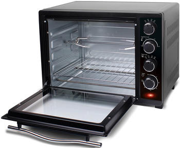 TurboTronic by Z-Line Minibackofen 45 Liter mit Umluft und Drehspieß TT-EV45 black