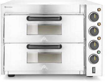 Hendi Doppeldeck-Pizzaofen 3000W